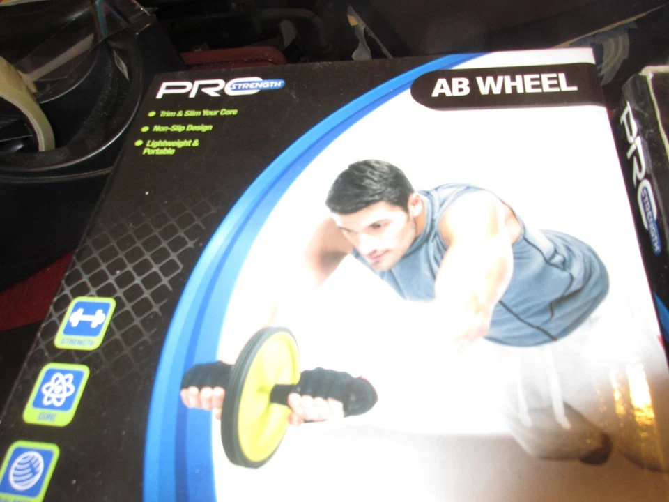 Pro Strength Ab Wheel 1 Pc Non Slip Design Lightweight Portable FREE SHIPPING - Image 1 of 1