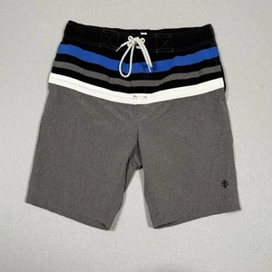 Coolibar Shorts Striped Drawstring Mesh Swim Trunks Medium UPF 50+ UV Protection - Picture 1 of 11