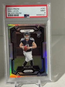 2023 Panini Prizm - RC Will Levis #397 Silver Prizm RC PSA 9 SHIPS SAME DAY - Picture 1 of 5
