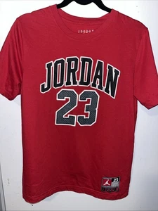 Jordan 23 Chicago Red Jungen T-Shirt. Größe L genäht beschriftet - Bild 1 von 9