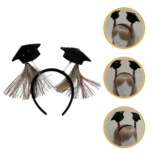Cappello Dottore Fascia Laurea Stagione Copricapo Cerimonia Costumi Berretto Capelli - Foto 1 di 12