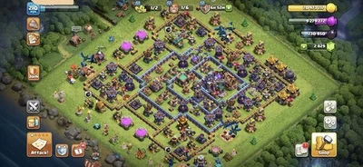 TH15 Half Max. Hero (73/88/64/60/34)Nice Wall/Good defence IOS/ANDROID. - Image 1 of 4