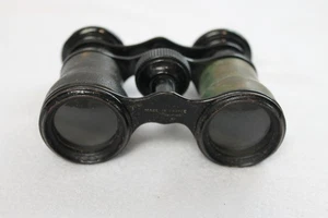 Vintage Paris Binoculars Opera Glasses  Leather - Works - - Picture 1 of 13