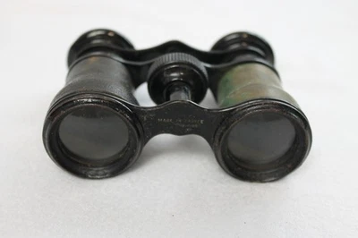 Vintage Paris Binoculars Opera Glasses  Leather - Works - - Image 1 of 4