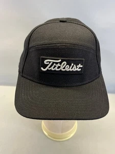 Titleist Cappello Berretto da Golf Nero Flat Bill Unisex Regolabile - Foto 1 di 6
