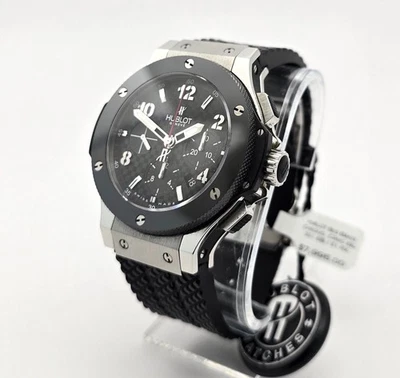 CRONÓGRAFO HUBLOT BIG BANG 44mm 301.SB.131.RX ¡JUEGO COMPLETO EXCELENTE! VIDEO! Foto 1 de 4