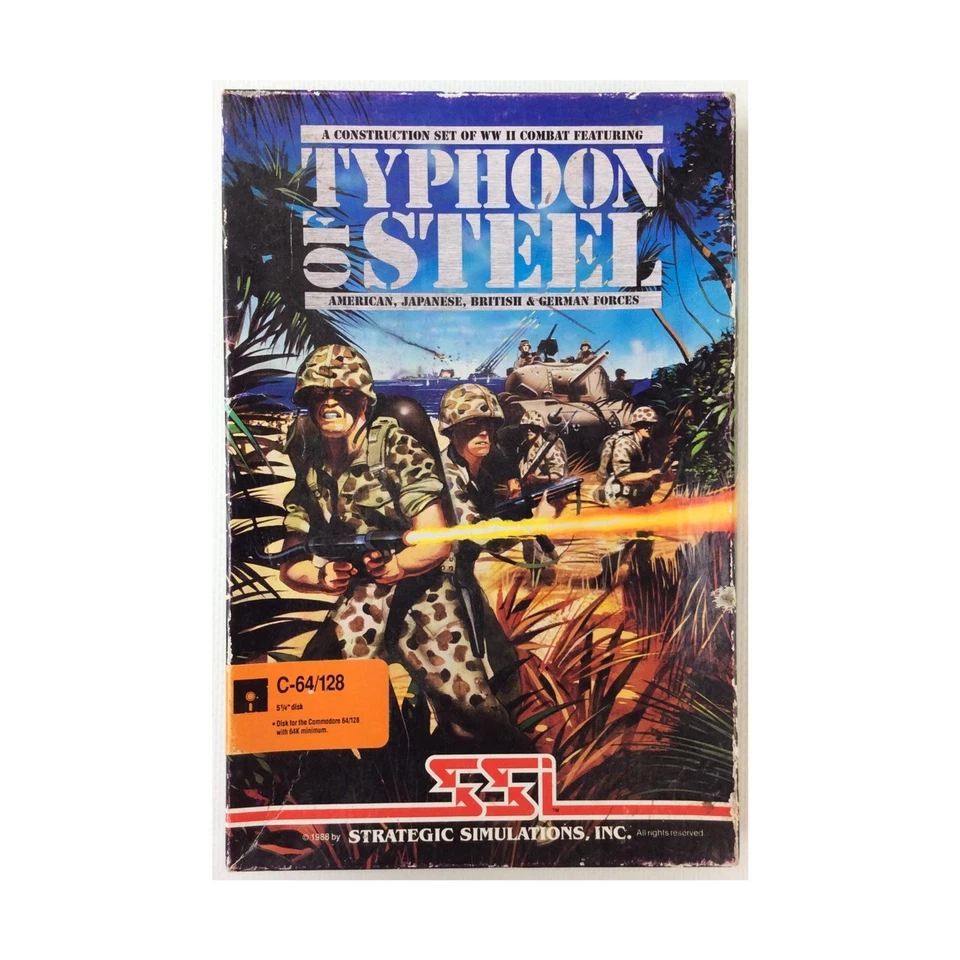 SSI Computer Wargame Typhoon of Steel (C-64) VG/EX - Image 1 of 1
