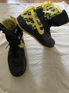 Nike SF-AF1 Hi Air Force 1 Negro Amarillo “Bumblebee” Talla 10.5 AR1955-001 2018 Raro - Imagen 1 de 10