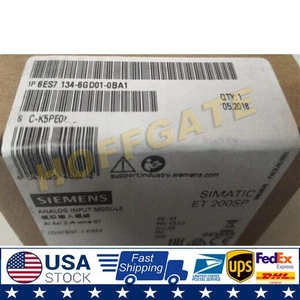 New Siemens 6ES7134-6GD01-0BA1 6ES7 134-6GD01-0BA1 ET 200SP ANALOG INPUT MODULE - Picture 1 of 1
