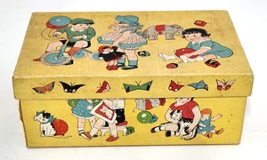 Vintage 1950's RED GOOSE SHOES Children's Toddler Shoe Box EMPTY Carlyle IL - Picture 1 of 9