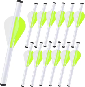 12-Pack Shrink Fletch with 2 Inch Vanes, Stretch Arrow Wraps Universal Fi - Picture 1 of 12
