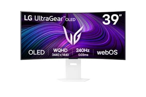 LG 39GX90SA-W UltraGear Curved OLED Gaming-Monitor 39 Zoll WQHD 240Hz webOS - Bild 1 von 15