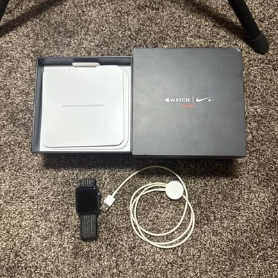 Apple Watch Series 3 NIKE - 42mm (GPS + Cellular) Black Case - Watch & Band only - Image 1 of 4