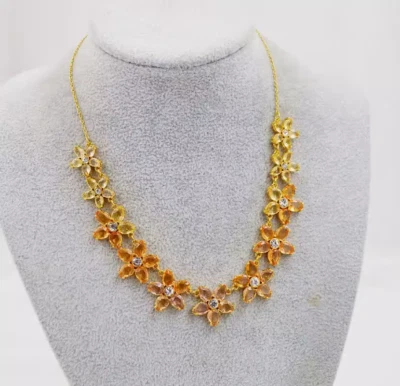 NOVO Colar Kate Spade Preto/Multi Cama de Rosas Declaração PRESENTE - Imagem 1 de 4