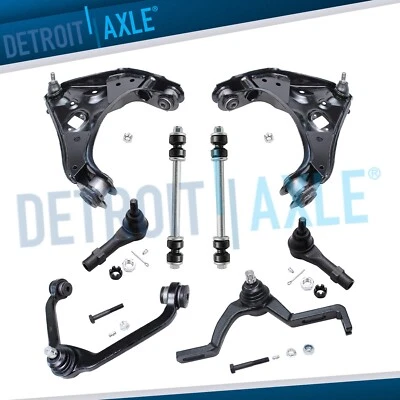 Front Upper Lower Control Arm Sway Bar Outer Tie Rods for Ford Ranger Explorer - Image 1 of 4