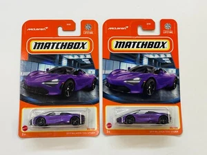 2024 MATCHBOX 2019 McLAREN 720S SPIDER COLLECTOR NO. 85/100 LOT OF 2 - Picture 1 of 11
