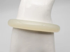 Estate $2000 250ct Natural Yellow Green Jade Bangle Bracelet NICE!!! - Picture 1 of 5