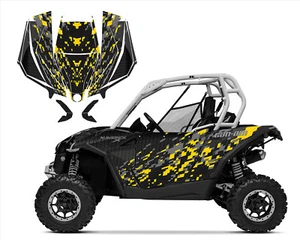 2013-16 Can am Maverick 1000R graphics wrap kit 24 mil premium vinyl Camo 1901 - Picture 1 of 18