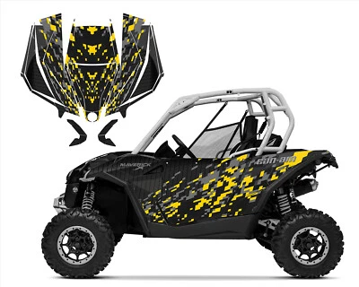 2013-16 Can am Maverick 1000R graphics wrap kit 24 mil premium vinyl Camo 1901 - Image 1 of 4