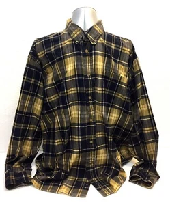 Naturalife Men's Shirt Plaid Long Sleeve 100% Cotton Size XXL  - Picture 1 of 6