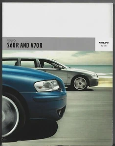 Volvo S60 R & V70 R 2005-2006 UK Market Sales Brochure - Picture 1 of 2