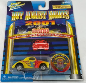 Johnny Lightning 2001 Hot August Nights 1941 Willys Gasser Signed Pin Limited Ed - Picture 1 of 6
