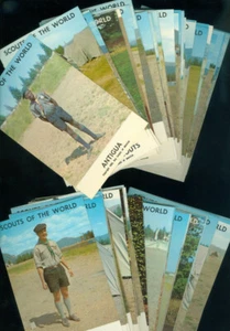BOY SCOUTS OF THE WORLD, SET OF 96 POSTCARDS - Picture 1 of 1