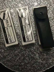 3 ETA Handheld Microscopes 30x Illuminated Pocket Scope - Picture 1 of 2