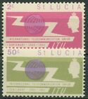 St. Lucia 1965 100 Jahre Internationale Fernmeldeunion 185/86 postfrisch