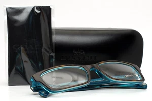 COACH HC6040 Brooklyn 5116 Dark Tortoise Teal Womens Eyeglasses 52-16-135 B:33 - Picture 1 of 16