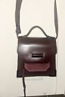 MACKAGE-RUBI-brown  Leather-Arrow Clasped Handbag/Crossbody