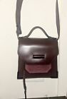 Mackage-Rubi-Brown  Leather-Arrow Clasped Handbag/Crossbody