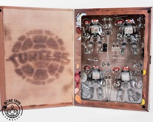 TURTLES BATTLE DAMAGED Comic Line Art BST AXN Teenage Mutant Ninja TMNT 4 Pack - Bild 1 von 5