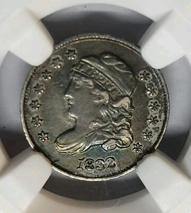RARE 1832 Capped Bust Half Dime 5C NGC AU-53 Great Type Coin, Amazing Condition - Picture 1 of 4
