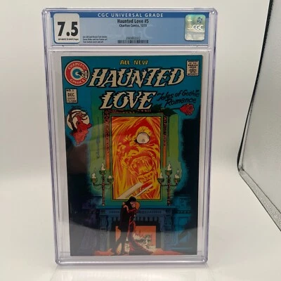 1973 Haunted Love #5  CGC 7.5 Charlton Comics Great Cover! (5512) - Image 1 of 2