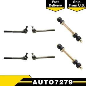 Mevotech 6pcs Front Steering Tie Rod End Sway Bar Link For 1999 Isuzu Hombre - Picture 1 of 10