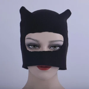 2022 The Batman Catwoman Face Masks Hood Cosplay Superhero Halloween Masks Props - Picture 1 of 11