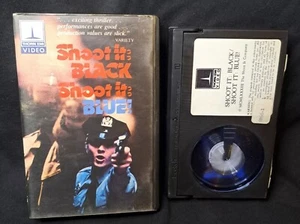 Shoot it Black Shoot it Blue 1974 NOT VHS Betamax Tape Clamshell Throrn Tested - Picture 1 of 4