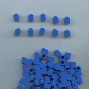 Lego x 80 blaue Steine 1 x 1 NEU Bulk Lot 3005 - Bild 1 von 1