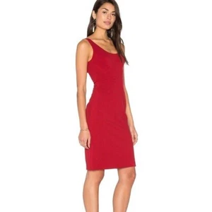 DIANE VON FURSTENBERG Bridget Midi Dress in Red Size 0 - Picture 1 of 9