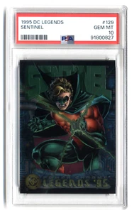 1995 DC Legends SENTINEL Power Chrome #129 Graded PSA 10 Pop 1 GEM MINT - Picture 1 of 2