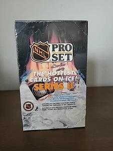 1990 Pro Set NHL Hockey Cards, Series 2, Factory Sealed Wax Box (36 Packs) - Picture 1 of 6