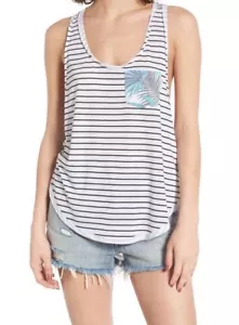Rip Curl Desert Palm Pocket Tank Top White Medium code L127 NWT - Picture 1 of 4