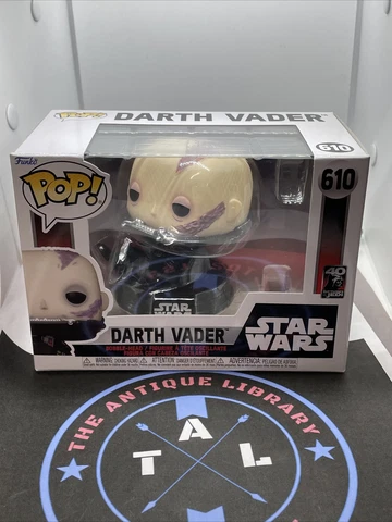 Funko Pop! Star Wars. #610 Darth Vader Unmasked. In Stock Cover