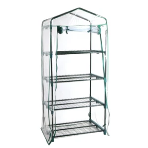 Small Greenhouse Hot House Shade Protect Seedlings Storage Shelves Garden Plant - Picture 1 of 6