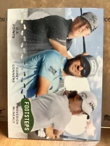 2024 Upper Deck Golf Footsteps #F-8 D.A. Points Corey Conners Maverick McNealy - Picture 1 of 2