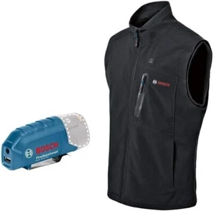 Bosch Professional Heated Vest GHH 12+18V XA GAA 12V Adapter size S, EX DISPLAY - Picture 1 of 13