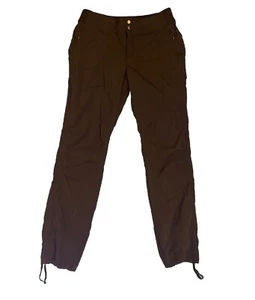 Athleta Womens Jogger Ankle-Tie Pant Black Sz 10 Nylon Spandex Outdoor Hiking - Picture 1 of 9