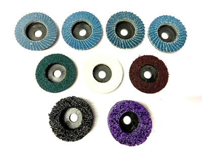 WELLER WERKZEUGE Zubehörset passend für Proxxon WPE LWS, LHW/A Fächerscheibe 50x10mm