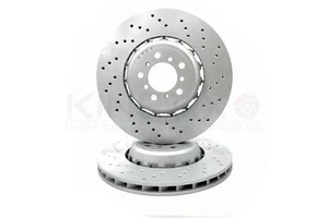 FOR BMW M4 F83 FRONT BRAKE DISCS PAIR 380mm 34112284809 34112284810 - Picture 1 of 11